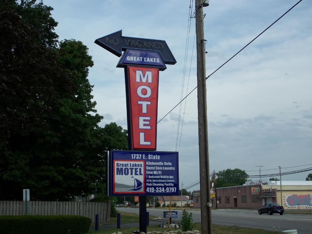 Great Lakes Motel Фримонт Экстерьер фото