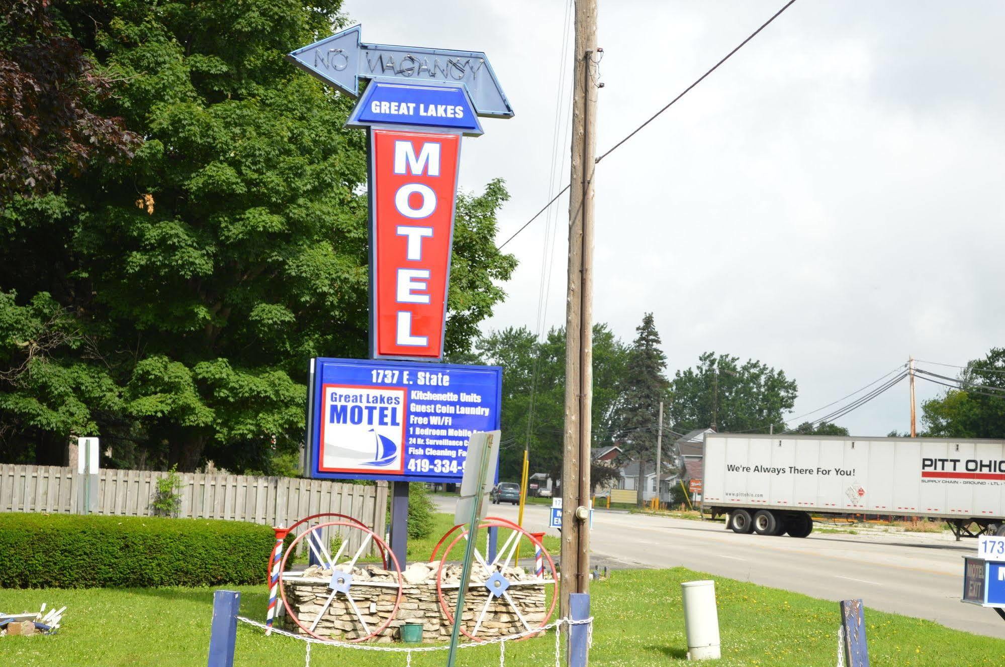 Great Lakes Motel Фримонт Экстерьер фото